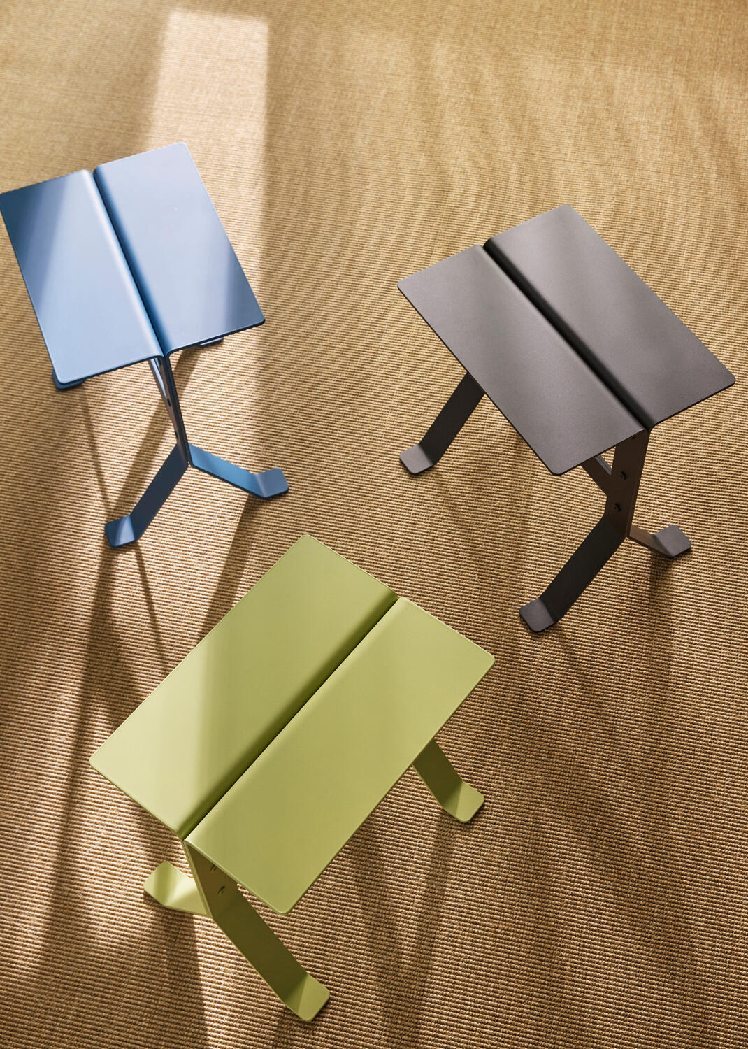 Fold sidebord, Petrol - 40x30 cm